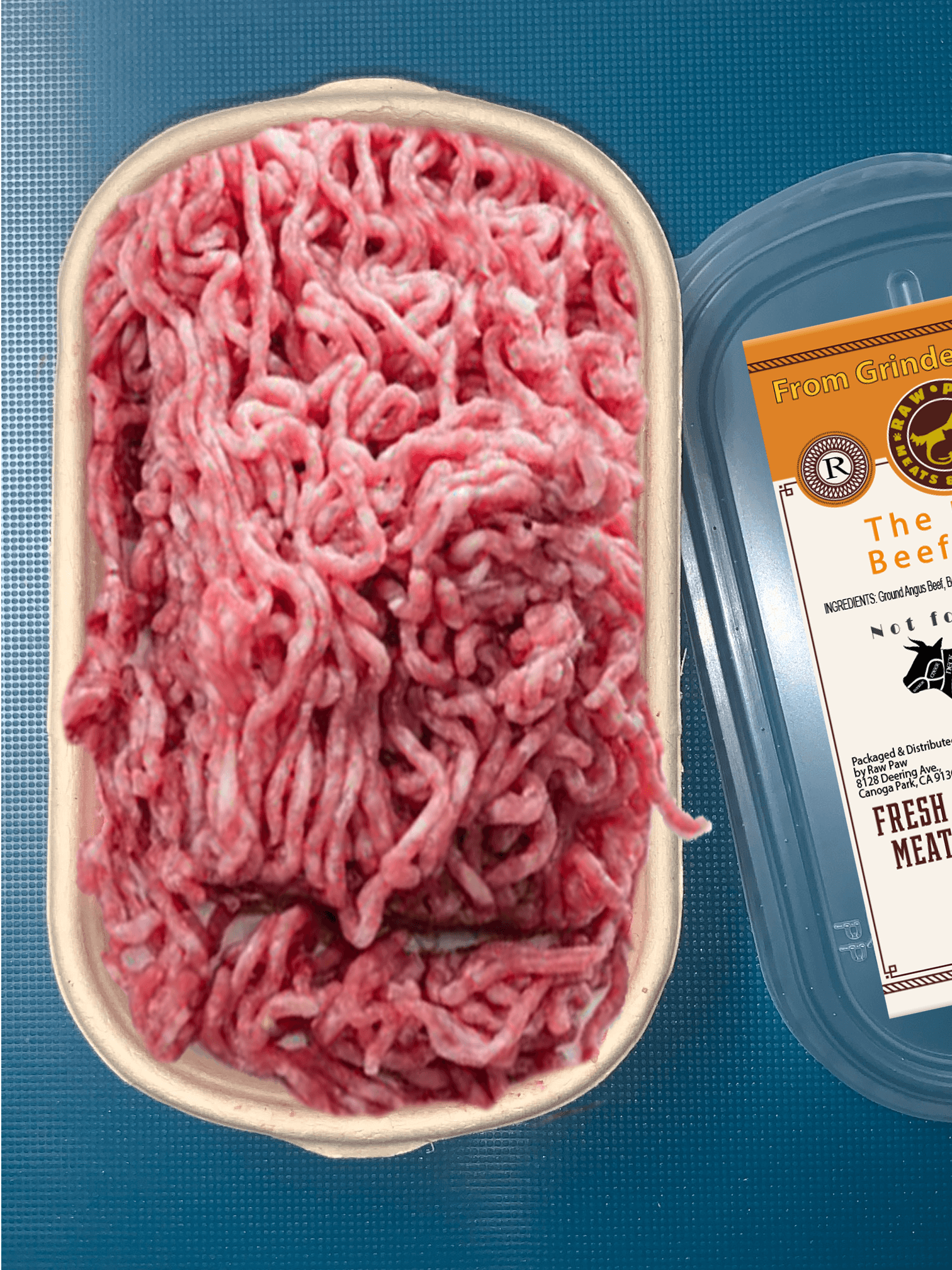 Original Fine Ground Raw Angus Beef - Raw Paw