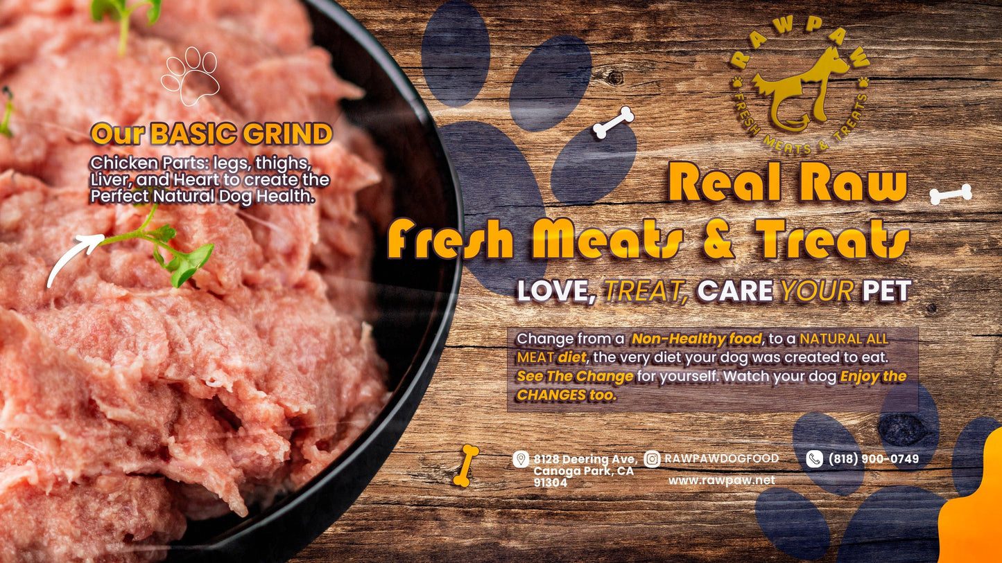 Basic Chicken Grind 1 lb - Raw Paw